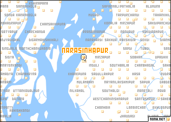 map of Narasinhapur
