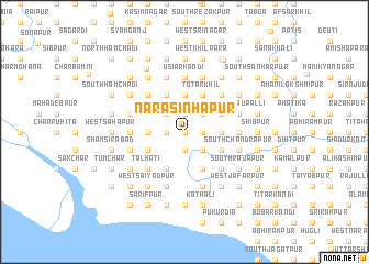 map of Narasinhapur