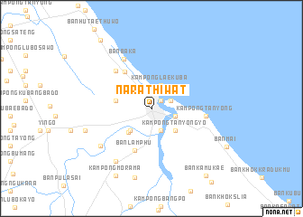 map of Narathiwat