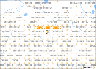 map of Nārāyandahar