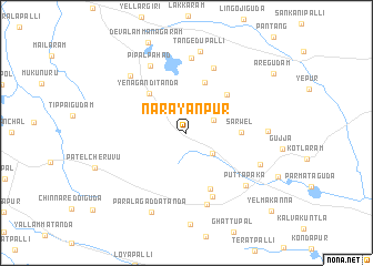 map of Nārāyanpur