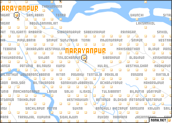 map of Nārāyanpur