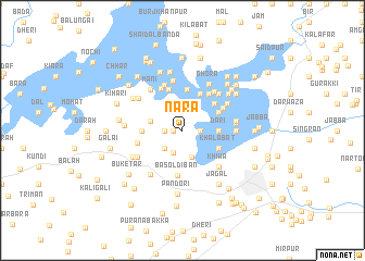 map of Nāra