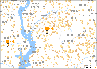 map of Nāra