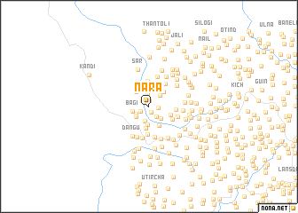 map of Nāra