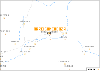 map of Narciso Mendoza