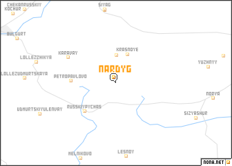 map of Nardyg