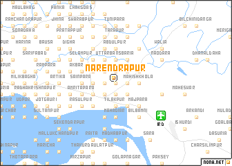 map of Narendrapur