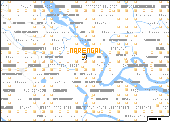 map of Narengāi