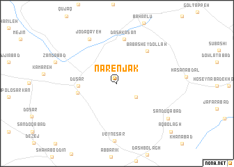 map of Nārenjak