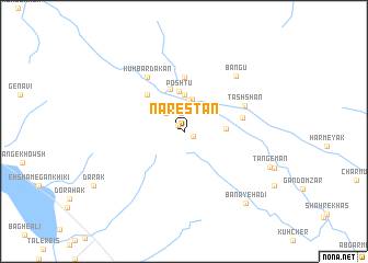 map of Nārestān