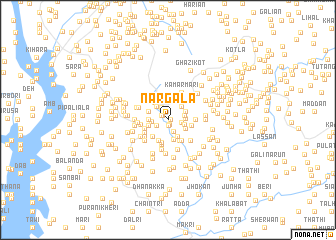 map of Nargāla