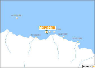 map of Narganá