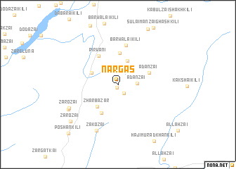 map of Nargas