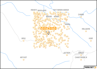 map of Narhāna