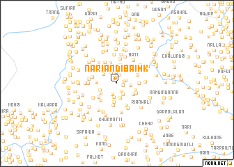 map of Nariān di Baihk