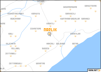 map of Narlık