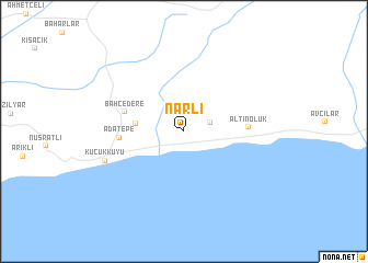 map of Narlı