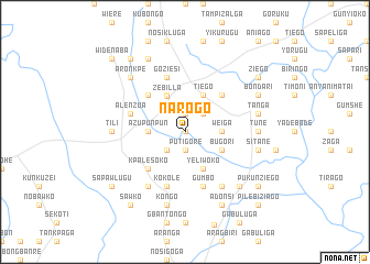 map of Narogo