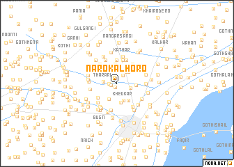 map of Nāro Kalhoro