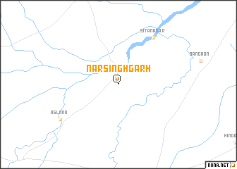 map of Narsinghgarh