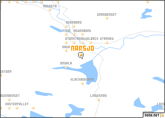 map of Närsjö