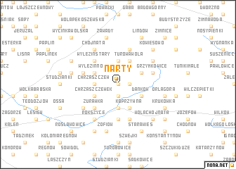 map of Narty