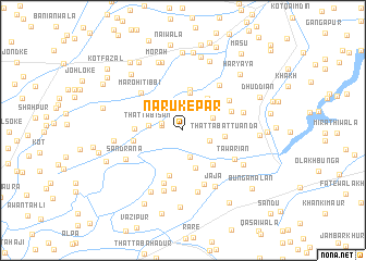 map of Nāru ke Pār