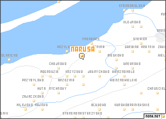 map of Narusa