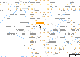 map of Naru