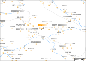 map of Narvī