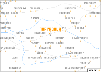 map of Naryadova