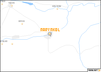 map of Narynkol