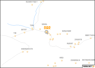 map of Nar