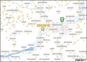 map of Nāsāfai