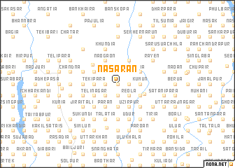 map of Nāsārān