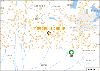 map of Nasarullahpur