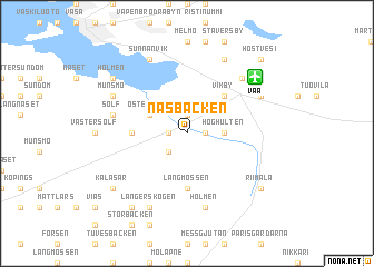 map of Näsbacken