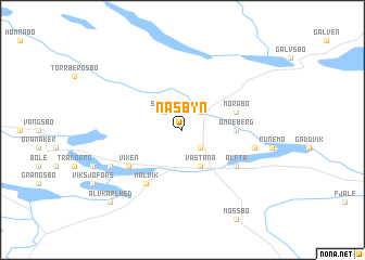 map of Näsbyn