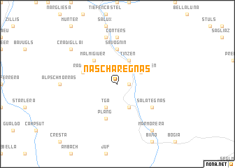 map of Nascharegnas