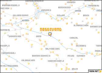 map of Nāşervand