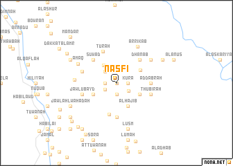 map of Nasfī