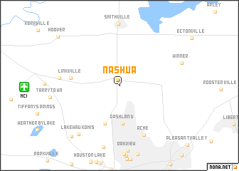 map of Nashua
