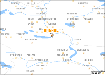 map of Näshult