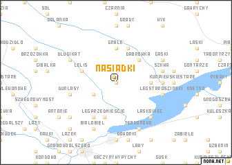 map of Nasiadki