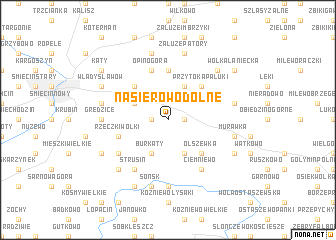 map of Nasierowo Dolne