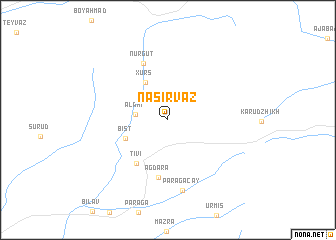 map of Nǝsirvaz