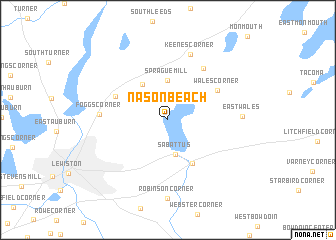 map of Nason Beach