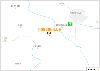 map of Nasonville