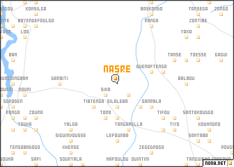 map of Nasré
